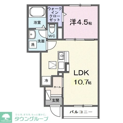 オルタンシア・チェーロの物件間取画像