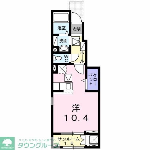 クラウンSTの物件間取画像