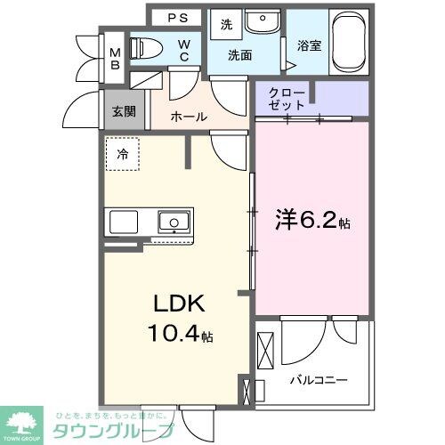 アンテムノンの物件間取画像