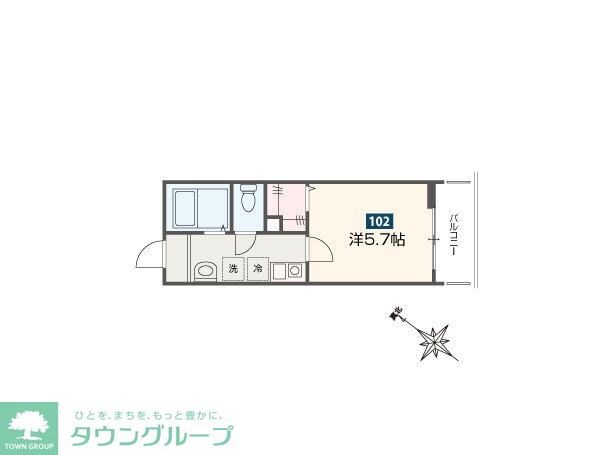 MELDIA東岩槻駅前の物件間取画像
