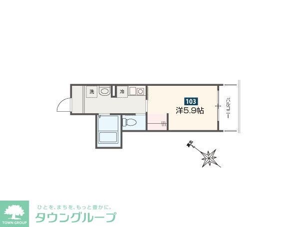 MELDIA東岩槻駅前の物件間取画像