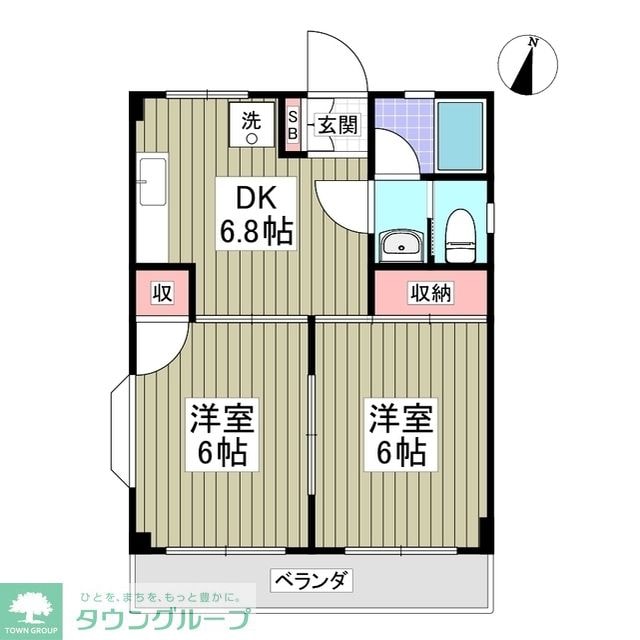 グリーンピアの物件間取画像