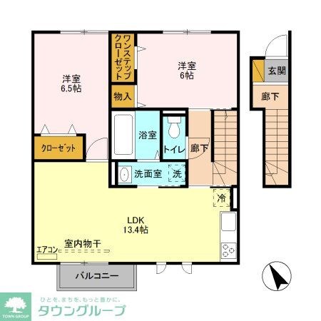 アモーレ Gの物件間取画像