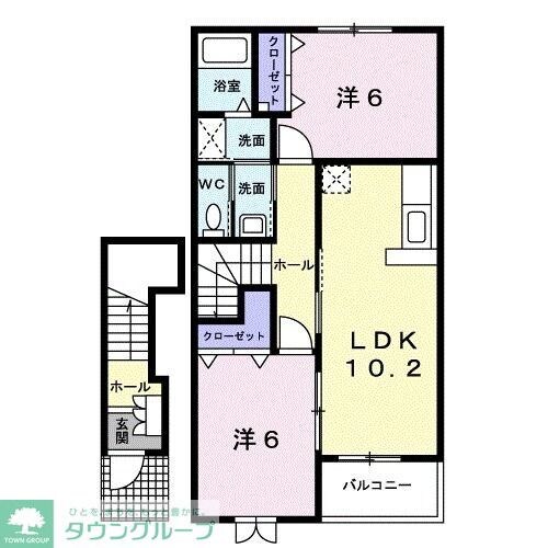 メゾンパルテールの物件間取画像