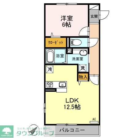 メテオールの物件間取画像