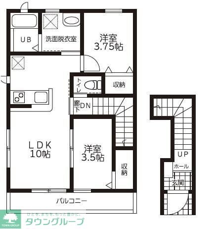 リーブルファイン岩槻東町の物件間取画像