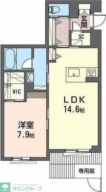 レオナ雅の物件間取画像