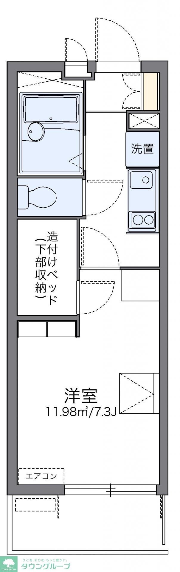 レオパレス光の物件間取画像