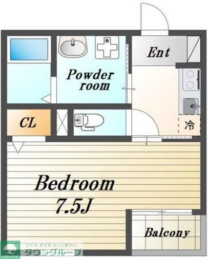 plumas北野の物件間取画像