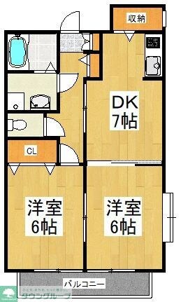 グランメールの物件間取画像