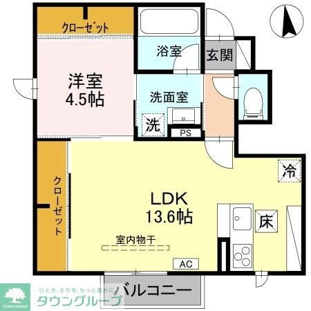 D-Sereno東田町IIの物件間取画像