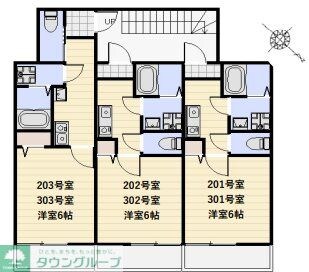 AXIS 上福岡の物件間取画像