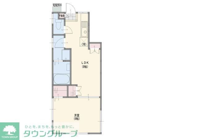 タウン加藤の物件間取画像