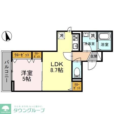 グラナーデ白子の物件間取画像