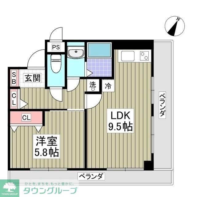 ITOハイツの物件間取画像