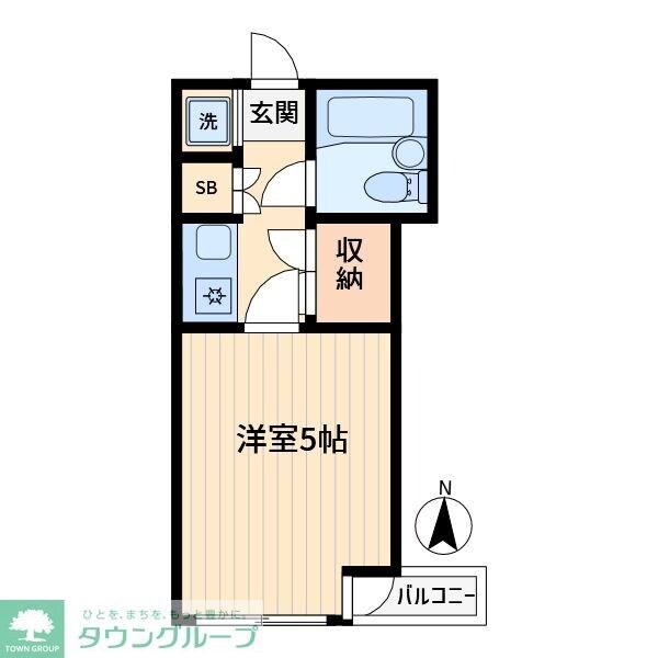 グリーンヒルの物件間取画像