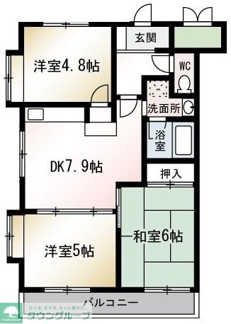風流の丘の物件間取画像