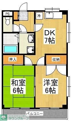 ロイヤルパレスの物件間取画像