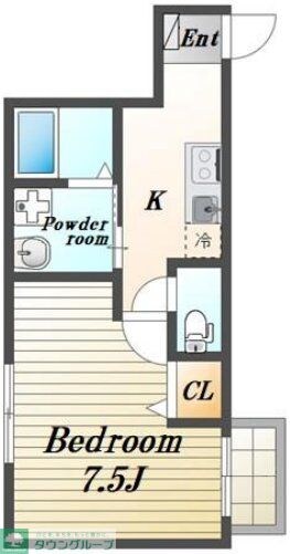 plumas北野の物件間取画像