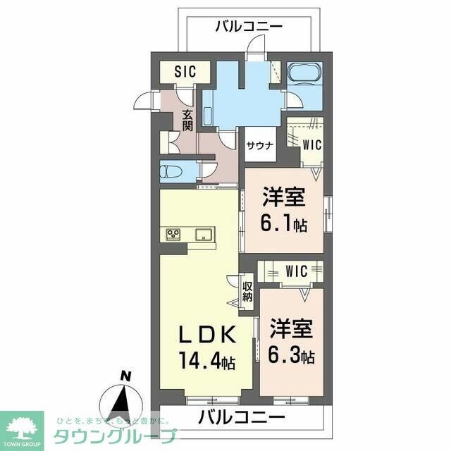 ウェルビーの物件間取画像