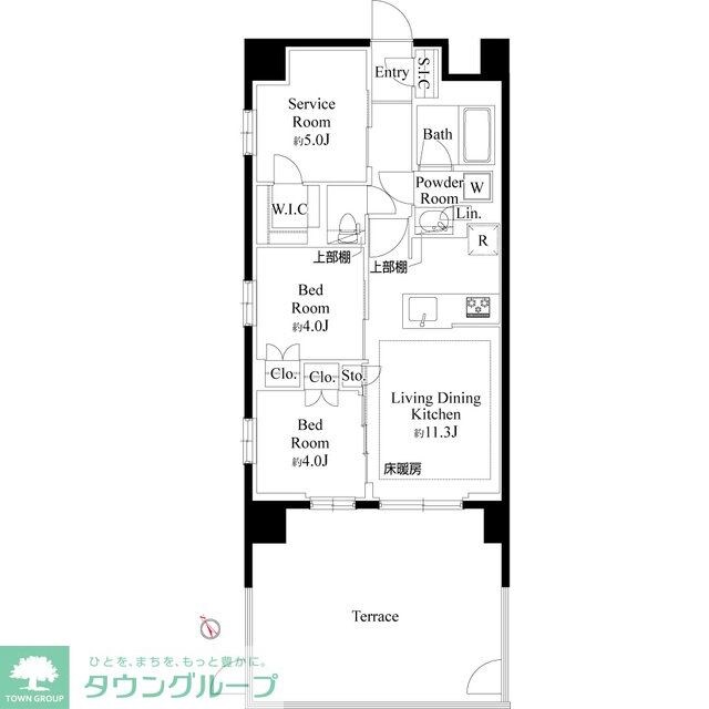 プレシス上福岡の物件間取画像