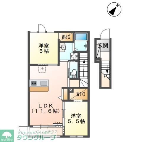 サニープレイスの物件間取画像