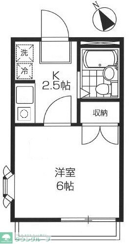 第1コーポラス山上の物件間取画像