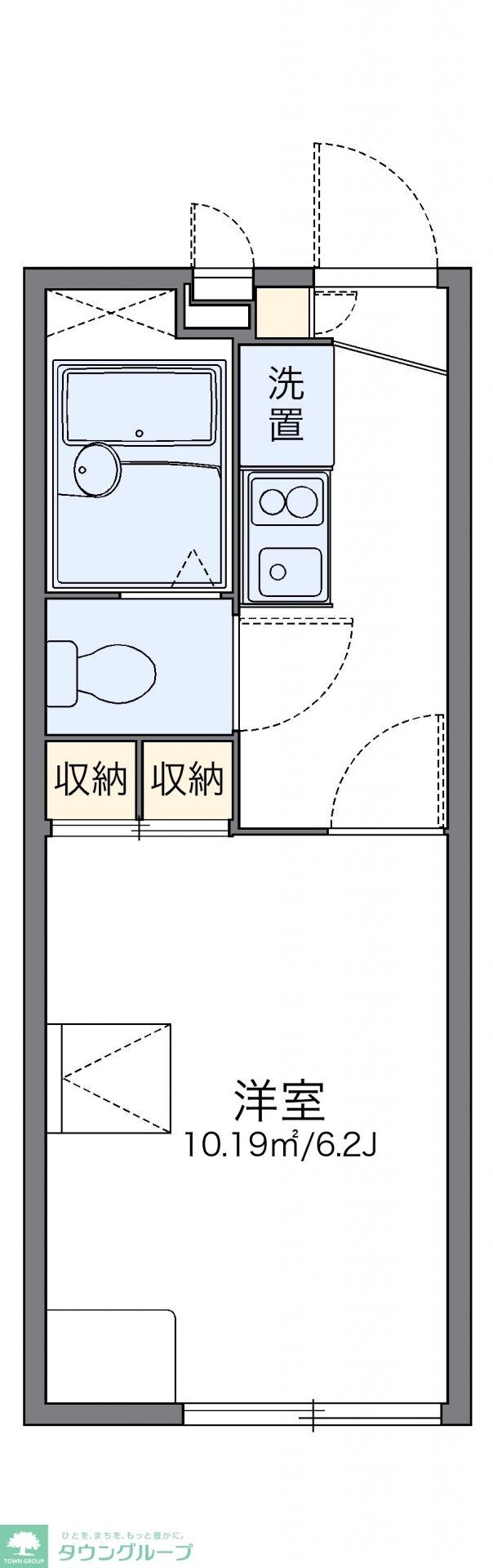 レオパレスピュアの物件間取画像