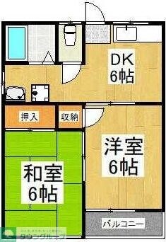 サンノーハイツの物件間取画像