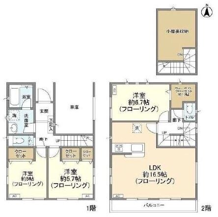 Kolet東武霞ヶ関の物件間取画像