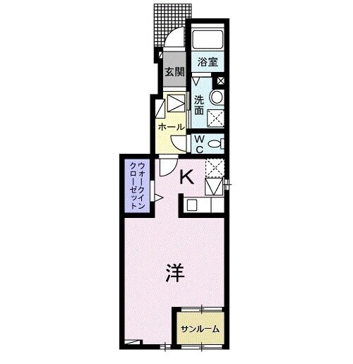プラシードUIIの物件間取画像