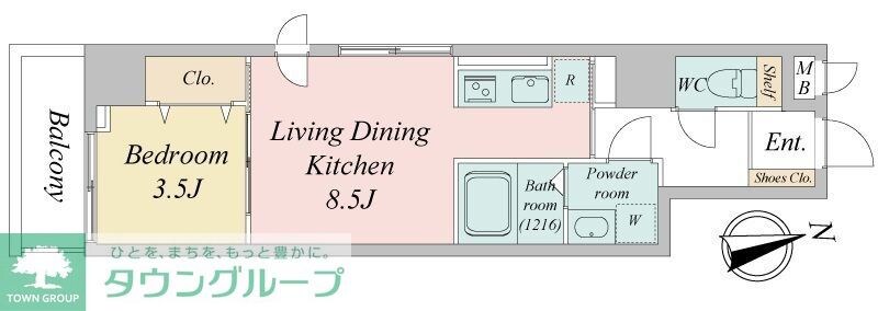 エスティメゾン川越の物件間取画像