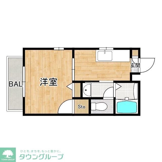 ディアス若葉の物件間取画像