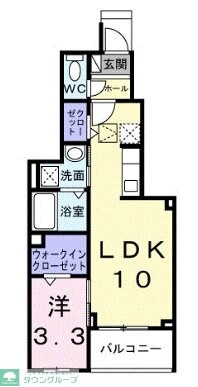 グラン・シャトー武蔵嵐山Bの物件間取画像