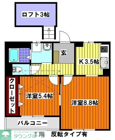 メープル2000の物件間取画像