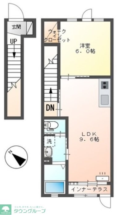 鶴ヶ島市富士見4丁目新築工事Bの物件間取画像