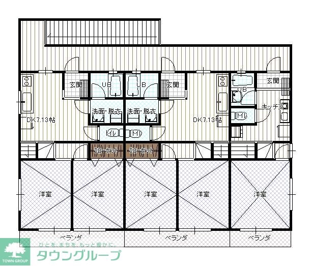 コンフォート愛宕の物件間取画像