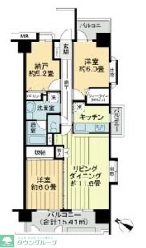 ユアコート川越の物件間取画像