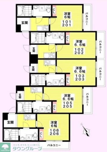 アクシア坂戸の物件間取画像
