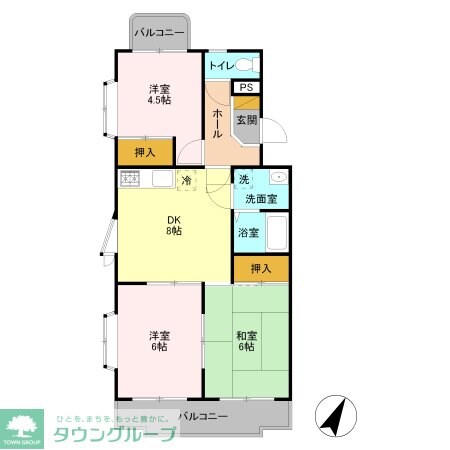 グラン.ドムール上福岡の物件間取画像