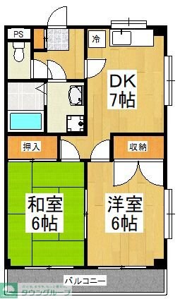 ロイヤルパレスの物件間取画像