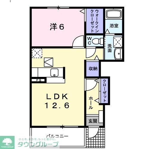 インプレイスメゾンIIIの物件間取画像