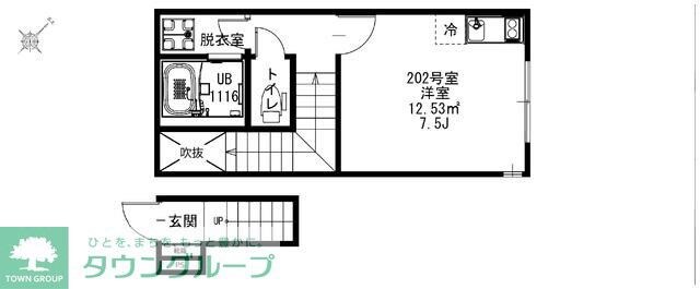 エスカレラ上福岡の物件間取画像