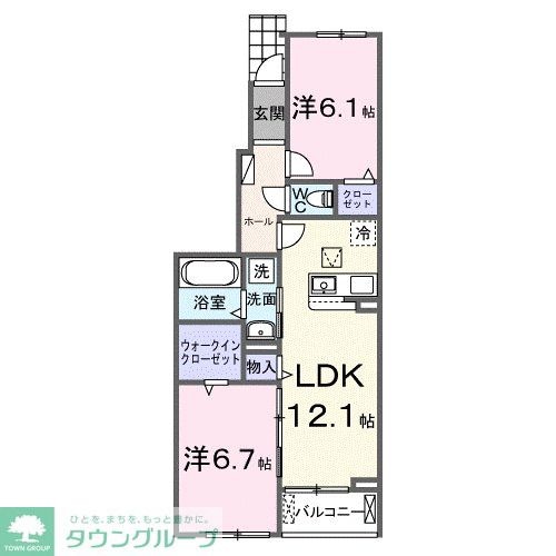 ブリッサ パラシオの物件間取画像