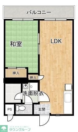 アート東松山の物件間取画像