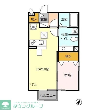 オークヒルズ壱番館の物件間取画像