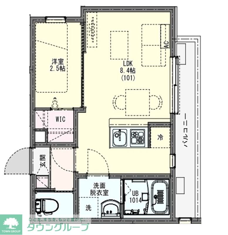 KLEIS川越の物件間取画像