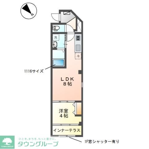 サウダージの物件間取画像