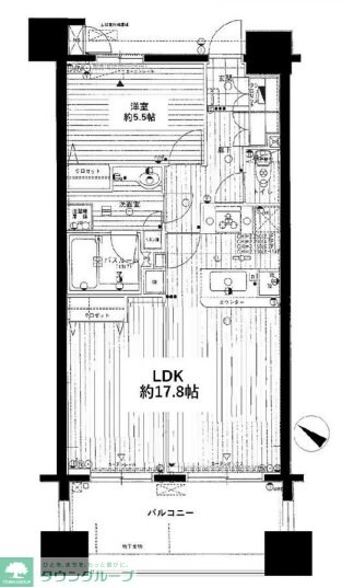 アルシオン本川越の物件間取画像