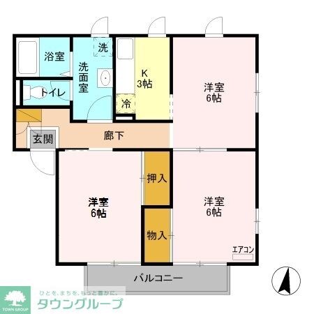 メゾン志藤 Bの物件間取画像